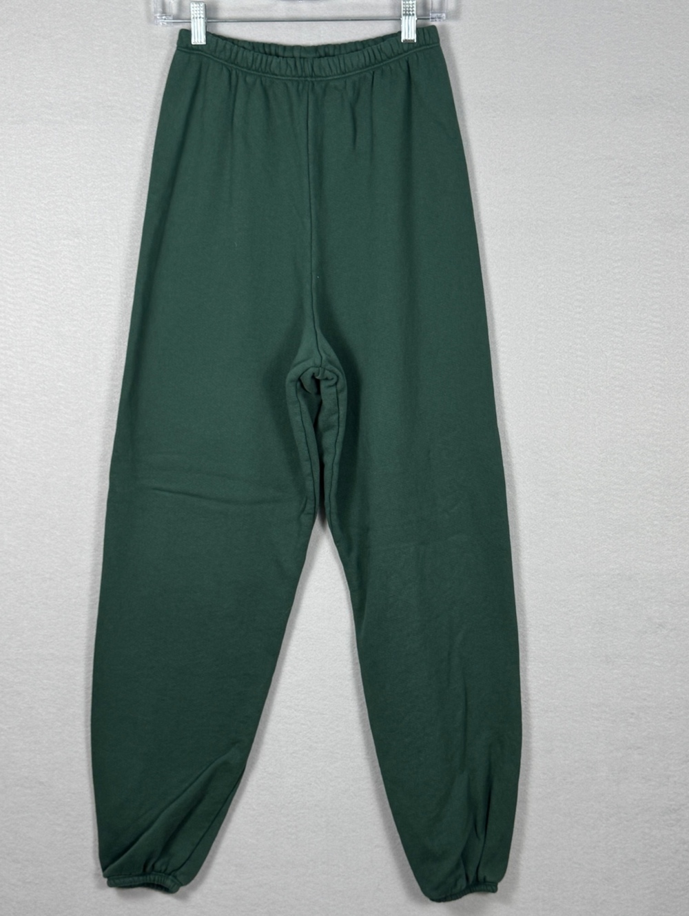Joah Brown Womens XS/S Green French Terry Jogger Pants